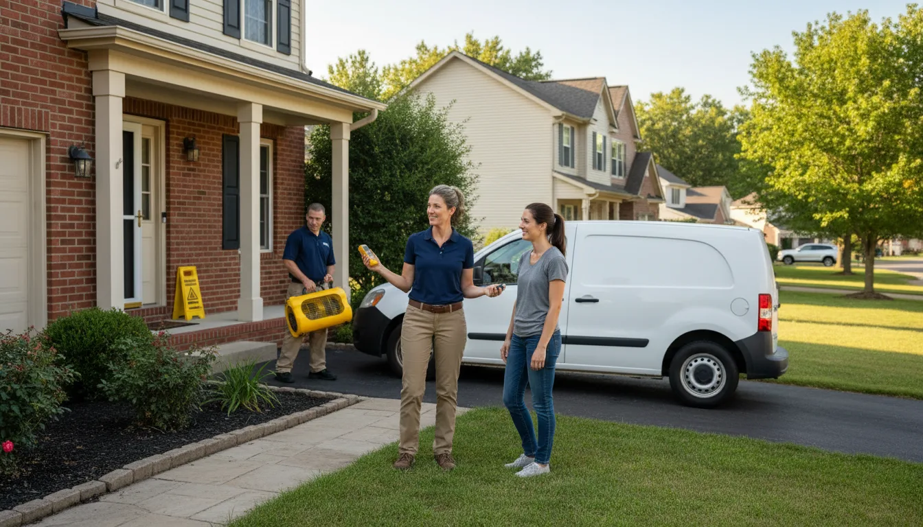 Water restoration image for Home Water Damage Repair in Melbourne, IA
